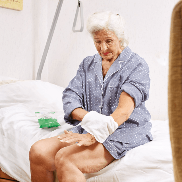 Waschlappen für ältere Frauen
